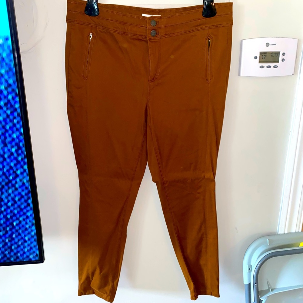 Size 14 tan Loft plus skinny pant